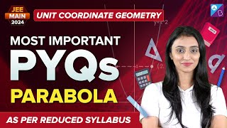 Most Important Previous Year Questions from Parabola Unit Coordinate Geometry  JEE MAIN 2024 [upl. by Ineslta]