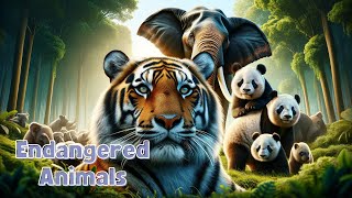 Endangered Species Conservation And Protection  Environmental Protection Lesson For Children [upl. by Caleb]