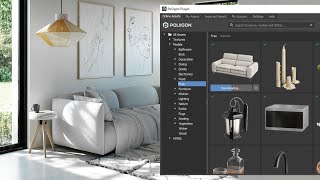 How to use the new 3ds Max Poliigon Plugin [upl. by Nhguaval]