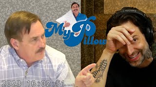 Chris DElia Reacts to Deposition of MyPillow CEO Mike Lindell [upl. by Imogen685]