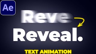 Smooth Text Animation in After Effects  Text Reveal Animation  Title Animation [upl. by Carolyne]