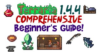 Terraria 144 Beginners Guide Tips amp Tricks Tutorial for Classic Journey Expert amp Master Mode [upl. by Haelat]