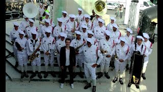 2015 La Fanfare du 27eme BCA fête la musique à la tour Eiffel [upl. by Aerdnahc755]