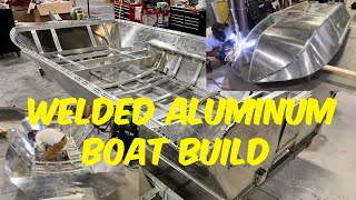 ALL WELDED Fishing Boat Built from Scratch  Time Lapse [upl. by Travus]