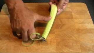 How to peel celery [upl. by Atilrac]