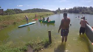 Paddleboards and kyaks at Mervent in Pays de la Loire 25 [upl. by Mw]