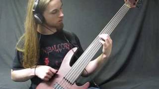 Obscura  Incarnated on Fretless bass guitar [upl. by Anaimad]