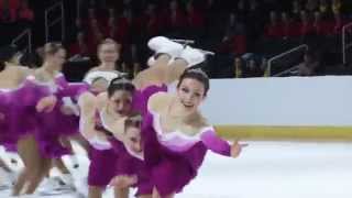 2015 US Synchronized Skating Championships Highlights [upl. by Recor]