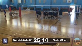 Warwick Girls JV vs Finals WA vs Saltus Red  JV [upl. by Ahtoelc]