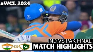 India champions defeated Pakistan champions by 5 wickets  IND vs PAK Final WCL 2024  Highlights [upl. by Cogen]