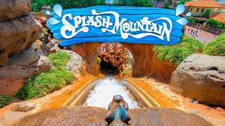 Splash Mountain Farewell FULL Ride POV 4K Magic Kingdom Walt Disney World Log Flume Ride [upl. by Enerual525]