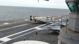 FA18 Super Hornet Aborted Carrier Landing 1080p [upl. by Clarence]