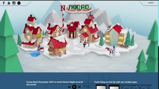 WATCH LIVE NORAD Santa Claus Tracker 2022 [upl. by Anileda28]