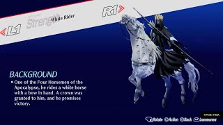 Persona 3 Reload how to fuse white rider [upl. by Pepi]