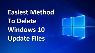 Delete Windows 10 Update files [upl. by Olive]