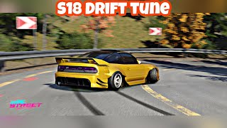 CarX street  S18 best Drift tune with full setup [upl. by Erehs795]