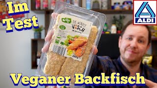 Aldi The Wonder Visch im Backteig im Test veganfood [upl. by Dnallor141]