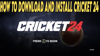 How To Download And Install Cricket 22 In Pc amp Laptop [upl. by Navonoj]