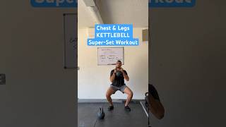 Kettlebell Chest and Leg Workout Get Strong with Just 2 Moves [upl. by Nerot]