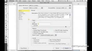Saving a PDF X1a in InDesign [upl. by Erda]