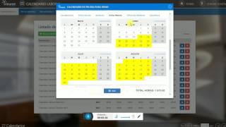 Calendario Laboral Configuración [upl. by Resiak]