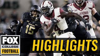 Oklahoma vs Baylor  HIGHLIGHTS  FOX COLLEGE FOOTBALL [upl. by Reade953]