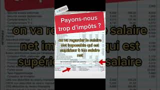 Calcul de l’impôt sur le revenu et salaire net imposable vs salaire net fiscalité ir2023 [upl. by Iroc]