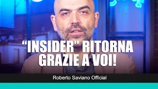 Insider torna in onda insieme abbiamo costretto la Rai a togliere la censura [upl. by Htebasil]