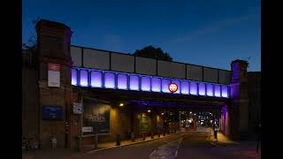 Wandsworth Town Railway Station Bridge Old York Road London UK [upl. by Zacarias]