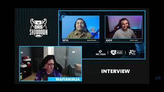 Mafianinja interview after Winning Drs Showdown [upl. by Adnamor]