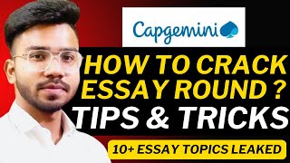 Capgemini Essay Writing Tips and Tricks  Capgemini Essay Writing 2024 [upl. by Shlomo]