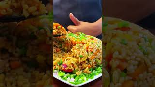 Delicious Prawns Nasi Goreng By Buvi Yum  Easy Recipe [upl. by Aleak]