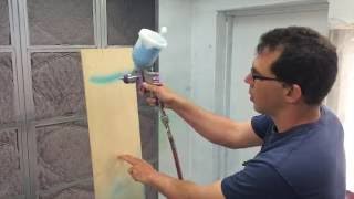 HVLP Spray Gun Basics How To setup [upl. by Ocramed]