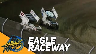 Rico vs Kyle Larson For Eagle Return  High Limit Sprint Car Series at Eagle Raceway [upl. by Erdua179]