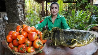 Malabar grouper fish  Have you ever cooked this ocean fish before  Countryside life TV [upl. by Nennarb]