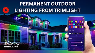 Trimlight Permanent Outdoor Lighting with the Trimlight Edge Controller [upl. by Neeluj]