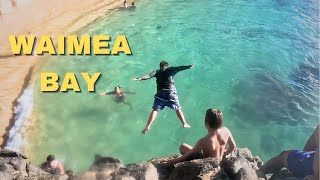 WAIMEA BAY JUMP ROCK [upl. by Netsirc522]