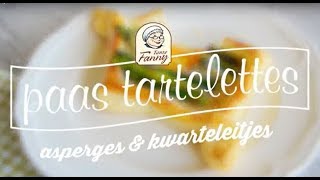 PAASRECEPT TARTELETTES MET ASPERGE EN KWARTELEI [upl. by Ahseki789]