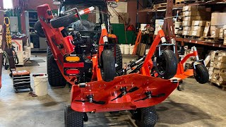 Attaching a mower onto a Kubota [upl. by Marilee]