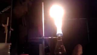 Acetone Vapour Combustion [upl. by Joann]