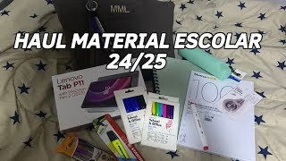 HAUL MATERIAL ESCOLAR 2425📚tablet bolso stabilo… [upl. by Kreit25]