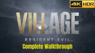 Resident Evil Village Maiden Gameplay 4K HDR 60FPS Complete Walkthrough [upl. by Erek512]