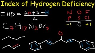 Degree of Unsaturation  Index of Hydroden Deficiency IHD [upl. by Bette]