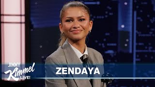 Zendaya on Family Seeing Challengers Love Scenes Being a Meme amp Escaping a Ticket with Tom Holland [upl. by Vance956]