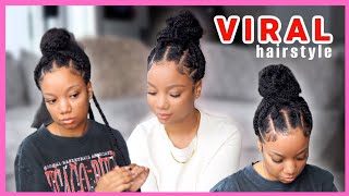 Chunky Twist for Fine Natural Hair  The Fastest Braids You Can Do  4B 4C Hair Tutorial [upl. by Clance]