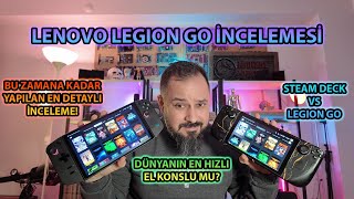 Youtubedeki En Detaylı Lenovo Legion GO İncelemesi  Ekran Pixeline WIFI SSD Hızına Bile Baktık [upl. by Consuelo]