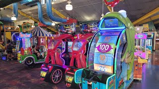 Arcade Tour Fun Works Modesto CA [upl. by Kcirdot]