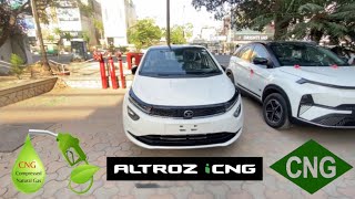 Tata Altroz iCNG Xz O S MT Petrol 2024 Model amp Features  Detailed Walkaround in Hindi [upl. by Ijan288]