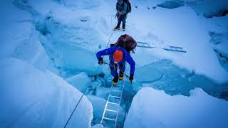 Mount Everest climb 2023 Khumbu Icefall Erwin Visser [upl. by Hynda784]