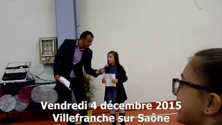 Palmes académiques Michel  Discours de Lou  4 décembre 2015 [upl. by Enoval]